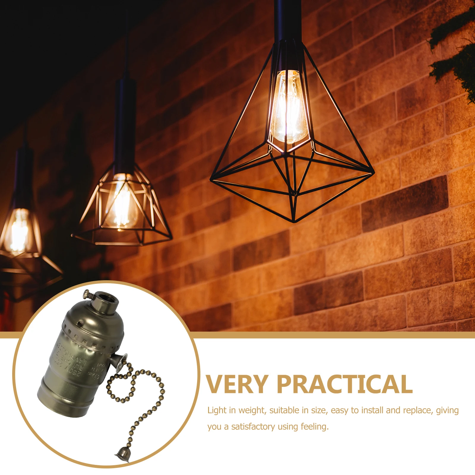 Lamp Socket Adapter E27 Light Bulb Base Holder Heavy Duty Lamp Repair Kit for Basement Carport Monitoring System Use
Lamp Socket Adapter E27 Light Bulb Base Holder Heavy Duty Lamp Repair Kit for Basement Carport Monitoring System Use