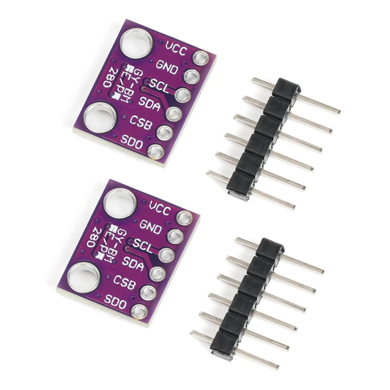 B04C-2PCS BME280 3,3 В сенсорный модуль атмосферного давления, температуры и влажности, датчики I2C SPI Breakout GY-BME280
B04C-2PCS BME280 3,3 В сенсорный модуль атмосферного давления, температуры и влажности, датчики I2C SPI Breakout GY-BME280