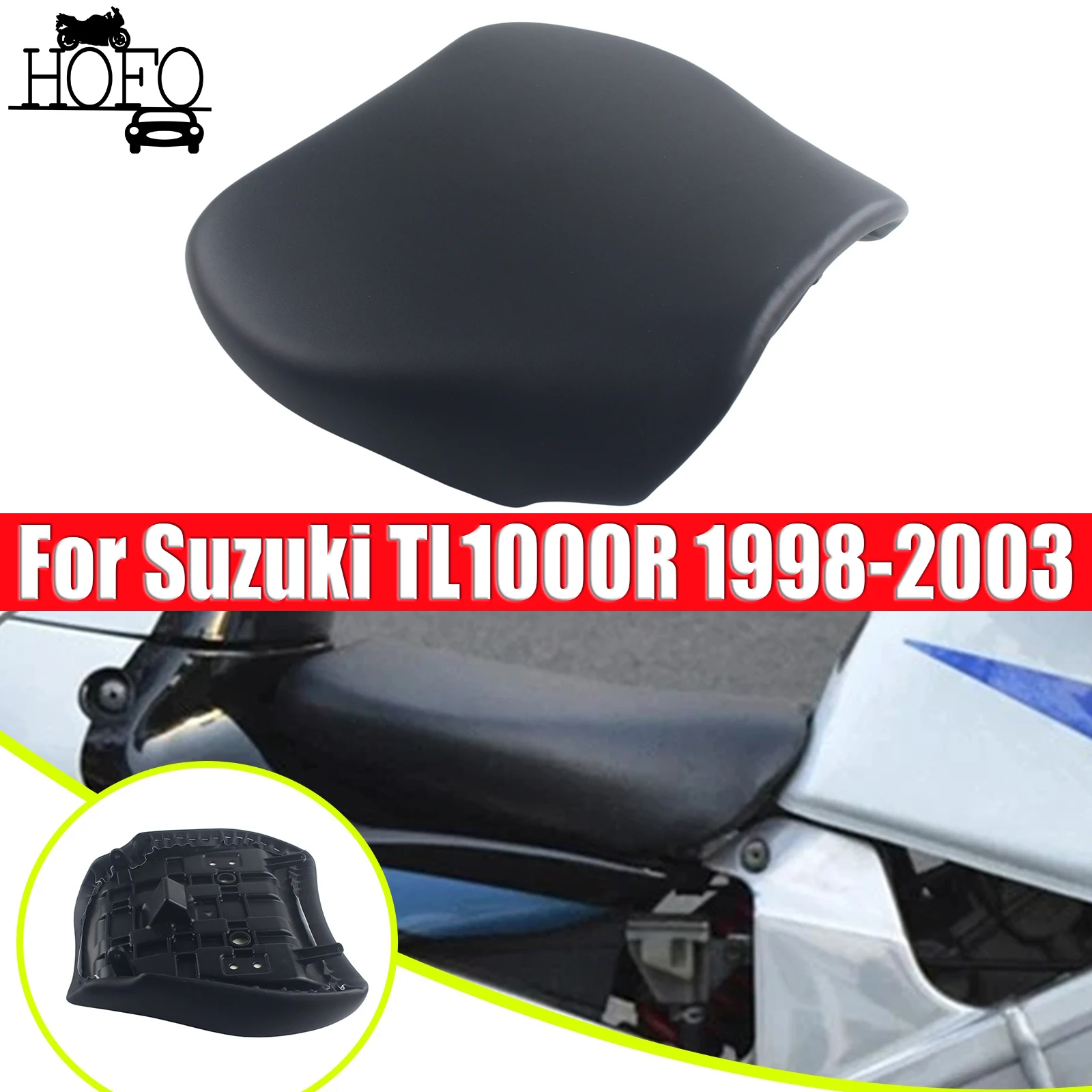 Motorcycle Front Rider Driver Seat Cushion For Suzuki TL1000R 1998-2003 1999 2000 2001 2002
Motorcycle Front Rider Driver Seat Cushion For Suzuki TL1000R 1998-2003 1999 2000 2001 2002