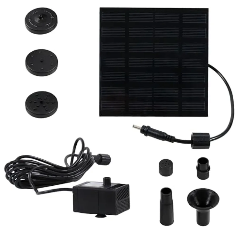 Sunnydaze 40 GPH Submersible Solar Water Pump Kit - For Garden or Pool - 1.6-Foot Max Lift - No Batteries Required
Sunnydaze 40 GPH Submersible Solar Water Pump Kit - For Garden or Pool - 1.6-Foot Max Lift - No Batteries Required