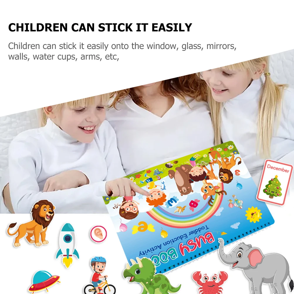 1 set Early Education Book 100 Reusable Kids Stickers Preschool Learning Montessori Toys Classroom Decor DIY Crafts Activities
1 set Early Education Book 100 Reusable Kids Stickers Preschool Learning Montessori Toys Classroom Decor DIY Crafts Activities