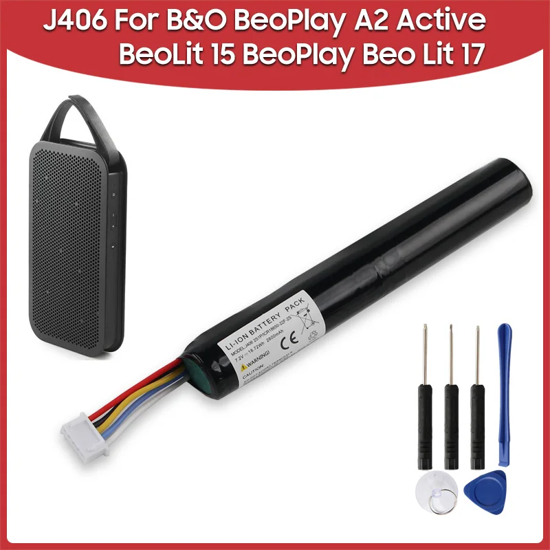 Сменный аккумулятор J406 емкостью 2600 мАч для B&O BeoPlay A2 Active BeoLit 15 BeoPlay BeoLit 17 ICR18650NH-2S портативный Bluetooth-динамик
Сменный аккумулятор J406 емкостью 2600 мАч для B&O BeoPlay A2 Active BeoLit 15 BeoPlay BeoLit 17 ICR18650NH-2S портативный Bluetooth-динамик