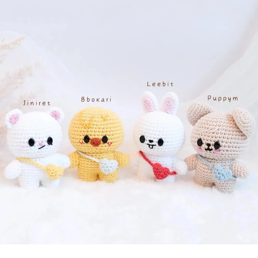 Handmade Hook SKZOO Baby Puppym Doll Periphery Amigurumi Finished Crochet Doll Knitting Supplies Cute Craft DIY Yarn Keychain
Handmade Hook SKZOO Baby Puppym Doll Periphery Amigurumi Finished Crochet Doll Knitting Supplies Cute Craft DIY Yarn Keychain