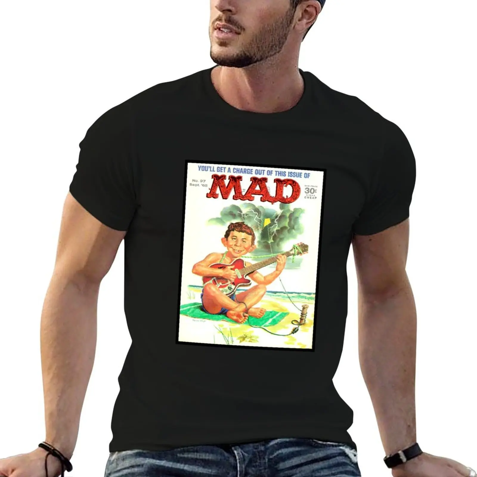 CLASSIC 1960'S MAD MAGAZINE COVER ART, GUITAR PLAYING NEUMAN! T-Shirt t shirts for man cotton funny T-Shirt
CLASSIC 1960'S MAD MAGAZINE COVER ART, GUITAR PLAYING NEUMAN! T-Shirt t shirts for man cotton funny T-Shirt