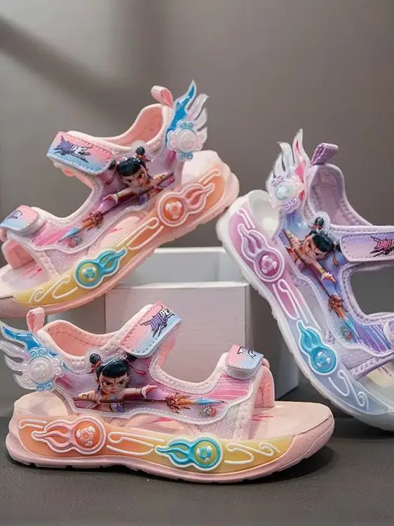 New Children Sandals for Girls Korean Fashion Design Open Toe Anti Slip Beach Sandals Casual Comfortable Soft Sole Kids Shoes
New Children Sandals for Girls Korean Fashion Design Open Toe Anti Slip Beach Sandals Casual Comfortable Soft Sole Kids Shoes