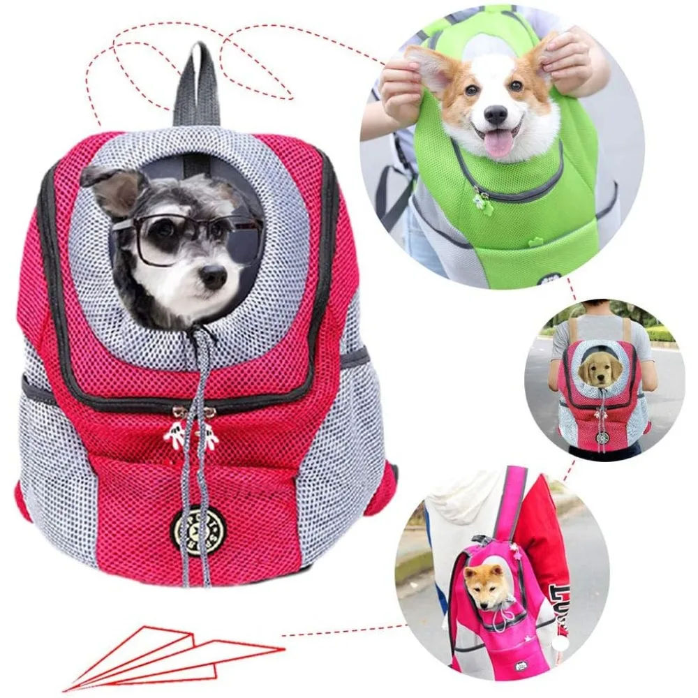 Momypets Pet Carrier Backpack Hands-Free - Pet Carrier for Cats & Small Dogs Up to 13-17lbs, Breathable Head-Out Design, Base for Hiking & Travel (Medium)
Momypets Pet Carrier Backpack Hands-Free - Pet Carrier for Cats & Small Dogs Up to 13-17lbs, Breathable Head-Out Design, Base for Hiking & Travel (Medium)