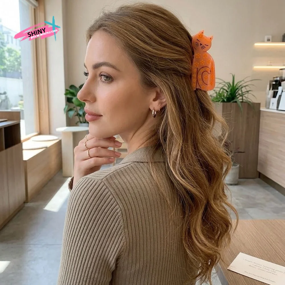 Милые заколки для волос из ацетатного пластика в виде животных: кошки, собаки, акулы. Цветочные и минималистичные мультяшные заколки-крабы для волос. Аксессуары для волос.
Милые заколки для волос из ацетатного пластика в виде животных: кошки, собаки, акулы. Цветочные и минималистичные мультяшные заколки-крабы для волос. Аксессуары для волос.