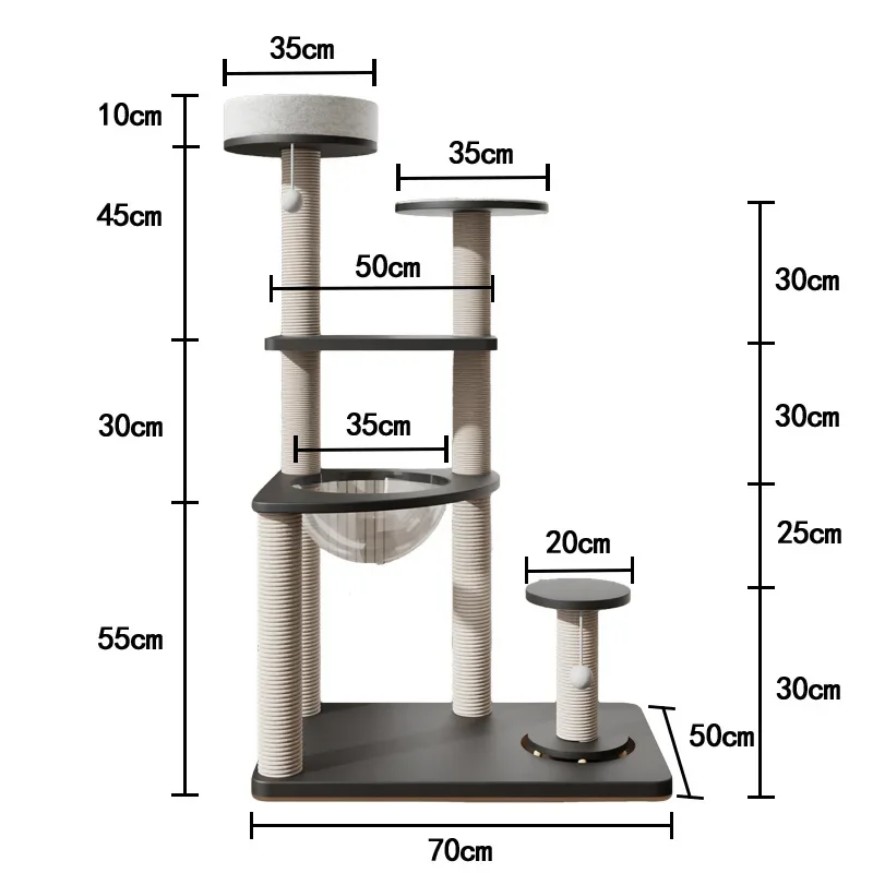 integrated solid wood space capsule pillar vertical Cat climbing frame bed
integrated solid wood space capsule pillar vertical Cat climbing frame bed