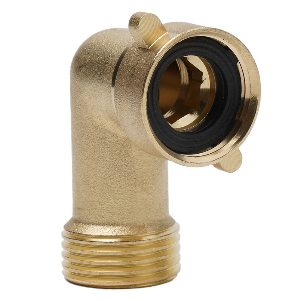 90 Degree Angle Elbow Connector for RV Water Hose Solid Brass Fitting for Camco Trailer and Camper Accessories
90 Degree Angle Elbow Connector for RV Water Hose Solid Brass Fitting for Camco Trailer and Camper Accessories