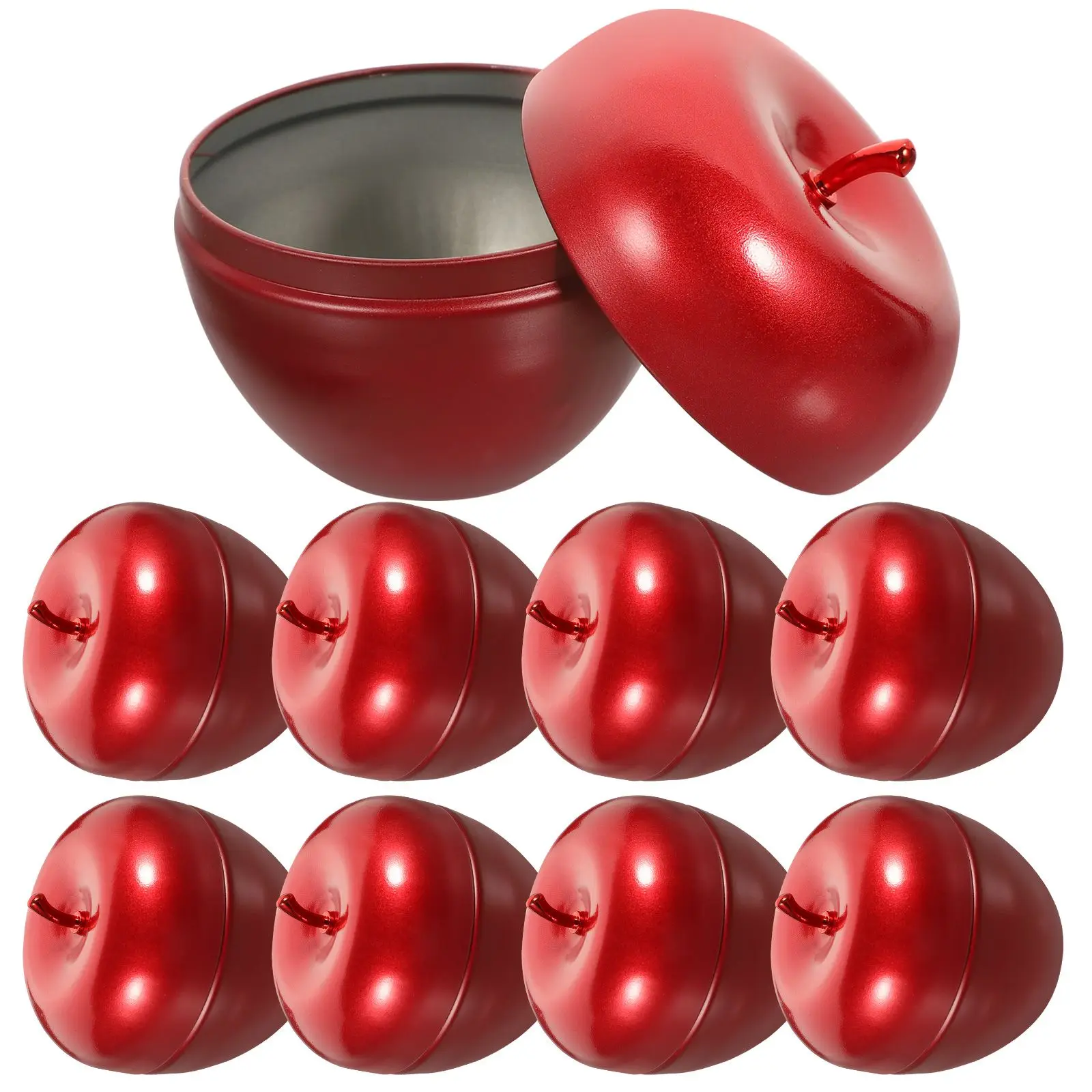 Apple Shaped Storage Canister Metal Container for Tea Leaves Snacks Candy Tinplate Household Decor Durable Bright Color Dry Food
Apple Shaped Storage Canister Metal Container for Tea Leaves Snacks Candy Tinplate Household Decor Durable Bright Color Dry Food