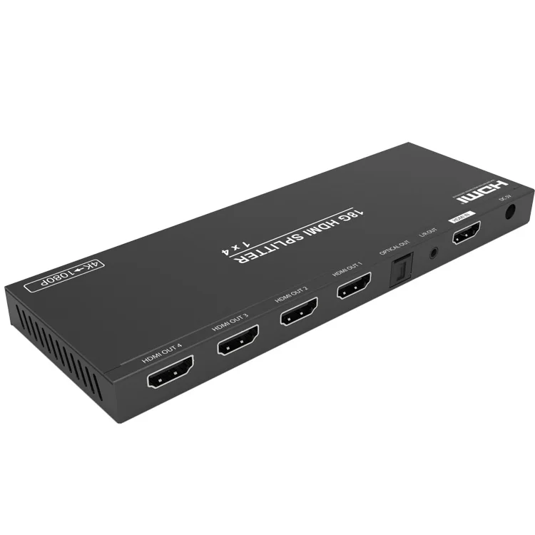 4K HDMI 2.0 Splitter HDR Scaler,HDMI Splitter 1x4 4K 60Hz 4:4:4 18Gbps HDR
4K HDMI 2.0 Splitter HDR Scaler,HDMI Splitter 1x4 4K 60Hz 4:4:4 18Gbps HDR