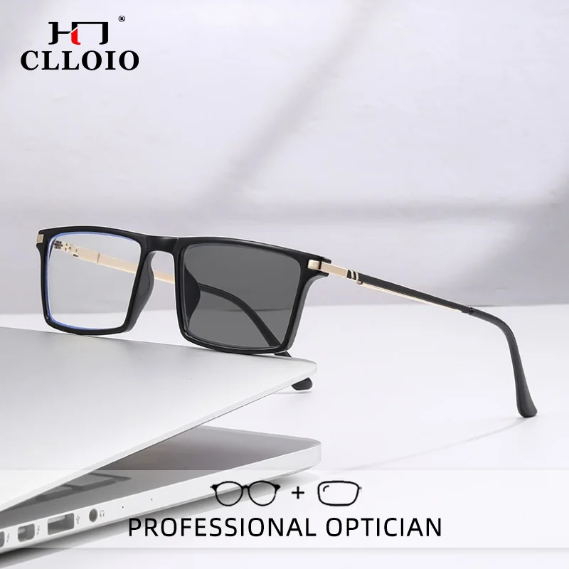 CLLOIO Lightweight Durable Comfortable Anti Blue Light Myopia Glasses TR90 Rectangle Progressive Prescription Reading Glasses
CLLOIO Lightweight Durable Comfortable Anti Blue Light Myopia Glasses TR90 Rectangle Progressive Prescription Reading Glasses