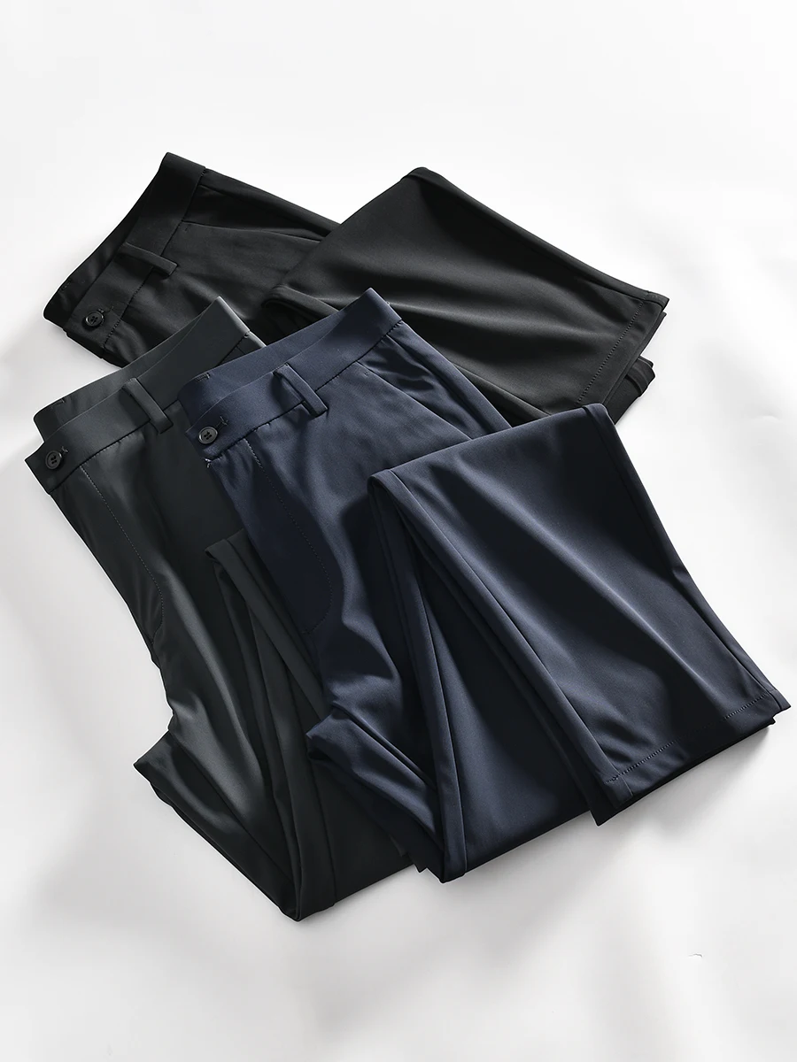 Business Casual Men's Straight Leg Pants Breathable Elastic Comfortable Fashion Urban Style Nylon Polyester Blend Summer Wear
Business Casual Men's Straight Leg Pants Breathable Elastic Comfortable Fashion Urban Style Nylon Polyester Blend Summer Wear