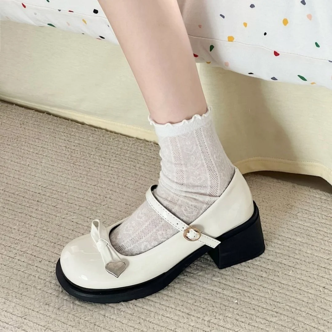2025New! Women's French Mary Jane Shoes Bowknot High Heel Round Toe Patent Leather Pumps British Style for Spring
2025New! Women's French Mary Jane Shoes Bowknot High Heel Round Toe Patent Leather Pumps British Style for Spring