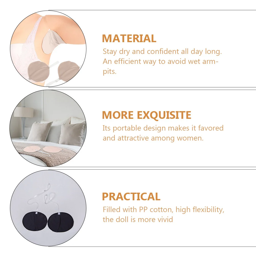 2Pairs Waterproof Armpit Reusable Polyester Portable Durable for Tshirts Blouses Dresses
2Pairs Waterproof Armpit Reusable Polyester Portable Durable for Tshirts Blouses Dresses