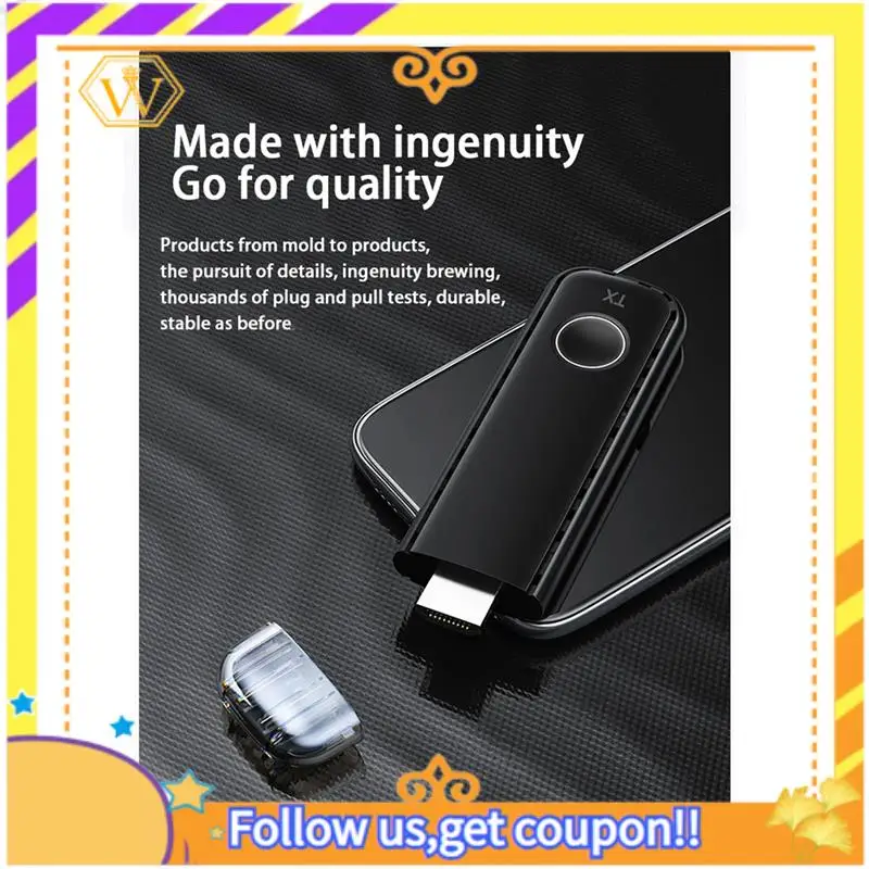 Latest-2X G57 Conference Wireless Transmission Video Transmitter Receiver Display Adapter 1080P HD Laptop Screen Projector
Latest-2X G57 Conference Wireless Transmission Video Transmitter Receiver Display Adapter 1080P HD Laptop Screen Projector