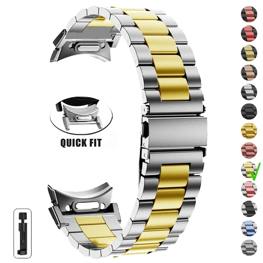 Ремешок из нержавеющей стали для Samsung Galaxy Watch 7 6 5 4 40 44 мм 6 4 Classic 43 47 42 46 мм Металлический ремешок Galaxy Watch5Pro 45 Браслет
Ремешок из нержавеющей стали для Samsung Galaxy Watch 7 6 5 4 40 44 мм 6 4 Classic 43 47 42 46 мм Металлический ремешок Galaxy Watch5Pro 45 Браслет