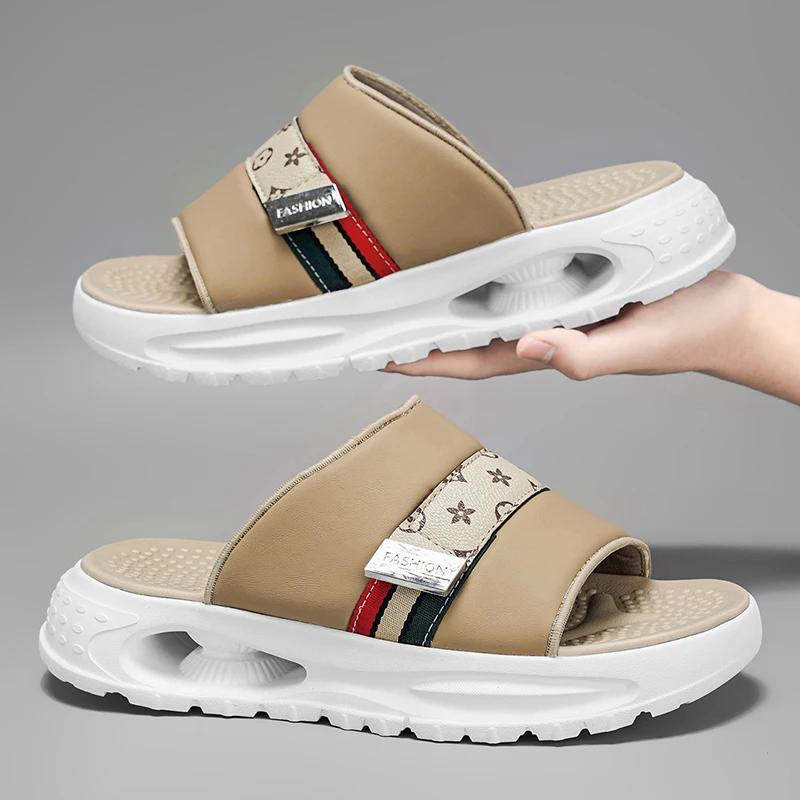 Men's slides casual one-strap slippers summer new breathable light soft sole comfort outdoor beach shoes Quick dry pool slippers
Men's slides casual one-strap slippers summer new breathable light soft sole comfort outdoor beach shoes Quick dry pool slippers