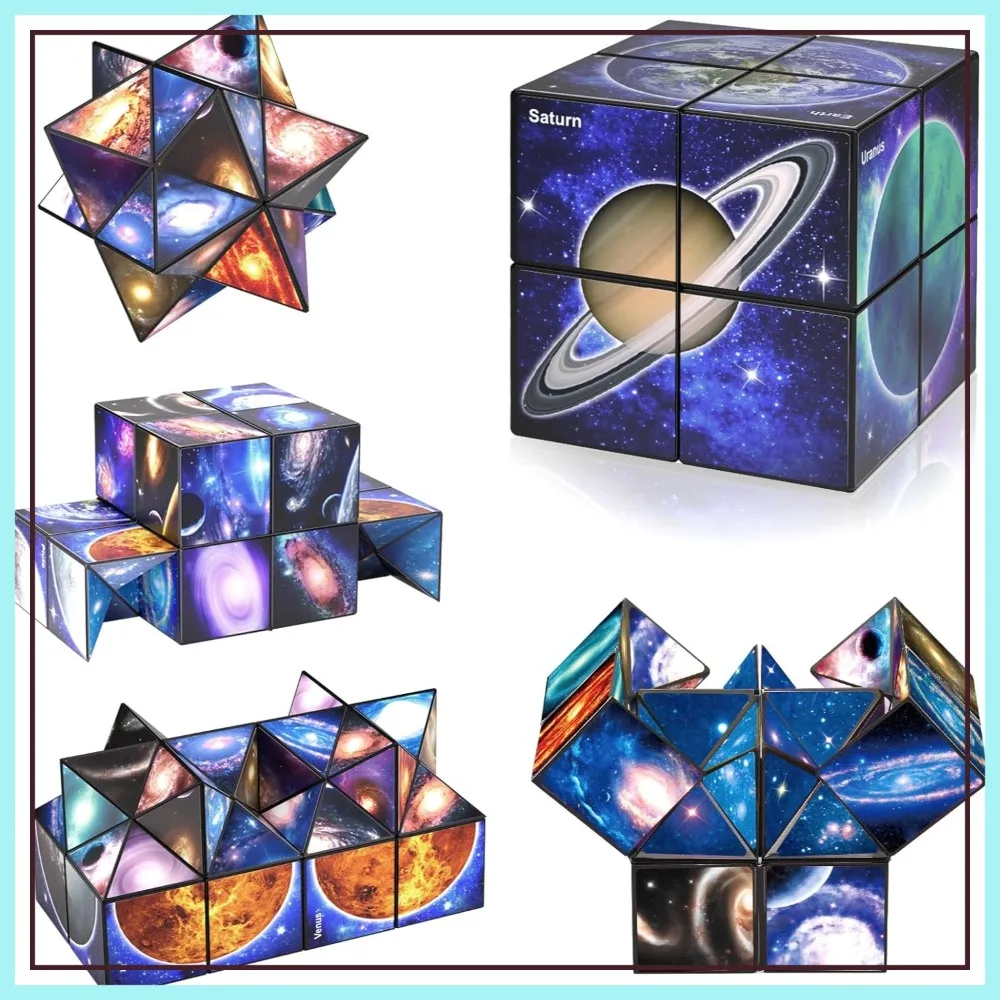 Star Cube Magic Cube Set, 2 in 1 Yoshimoto Cube, Fidget Toy for Stress Relief, Brain Teaser Puzzle for Teens and Adults
Star Cube Magic Cube Set, 2 in 1 Yoshimoto Cube, Fidget Toy for Stress Relief, Brain Teaser Puzzle for Teens and Adults