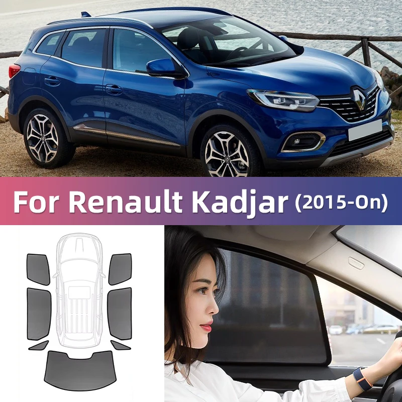 Магнитный солнцезащитный козырек для Renault Kadjar 2015-2023, автомобильный солнцезащитный козырек, шторы на лобовое стекло, летние солнцезащитные аксессуары для автомобиля
Магнитный солнцезащитный козырек для Renault Kadjar 2015-2023, автомобильный солнцезащитный козырек, шторы на лобовое стекло, летние солнцезащитные аксессуары для автомобиля
