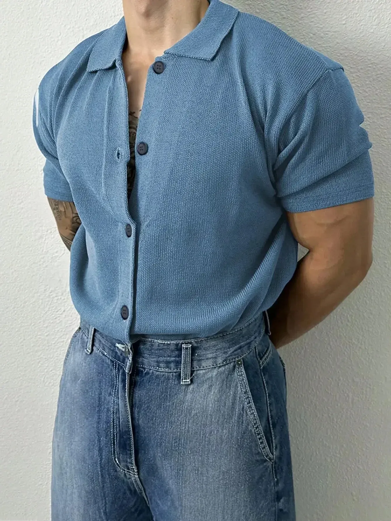 2026 QualityMen's Fashion Casual Solid Color Short Sleeve Shirt, Versatile Wear For Commuting, Spring
2026 QualityMen's Fashion Casual Solid Color Short Sleeve Shirt, Versatile Wear For Commuting, Spring