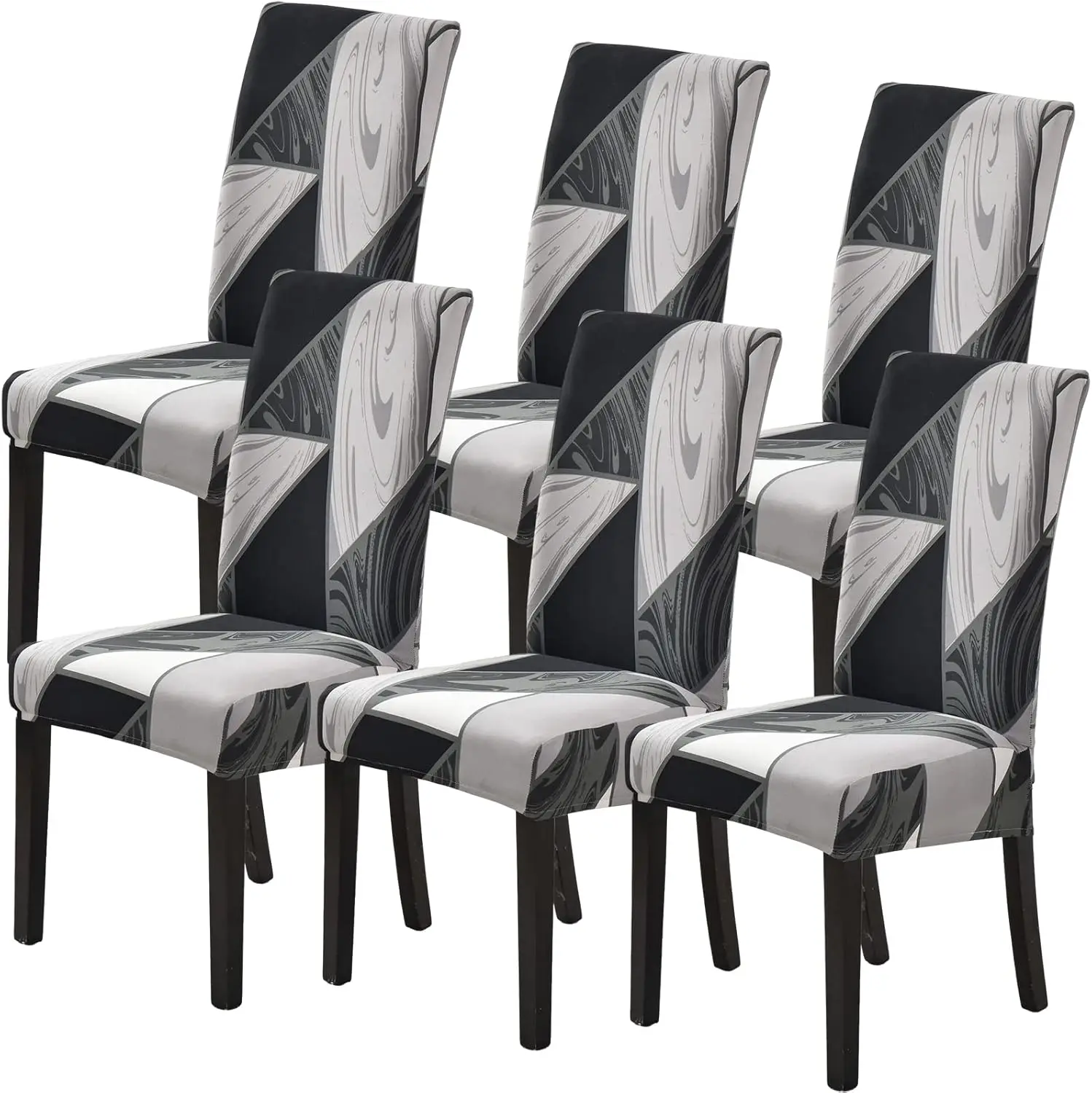 Dining Room Chair Covers Set Of 6, Stretch Parsons Chair Slipcovers Removable Washable Spandex Printed Chair Seat Protector
Dining Room Chair Covers Set Of 6, Stretch Parsons Chair Slipcovers Removable Washable Spandex Printed Chair Seat Protector