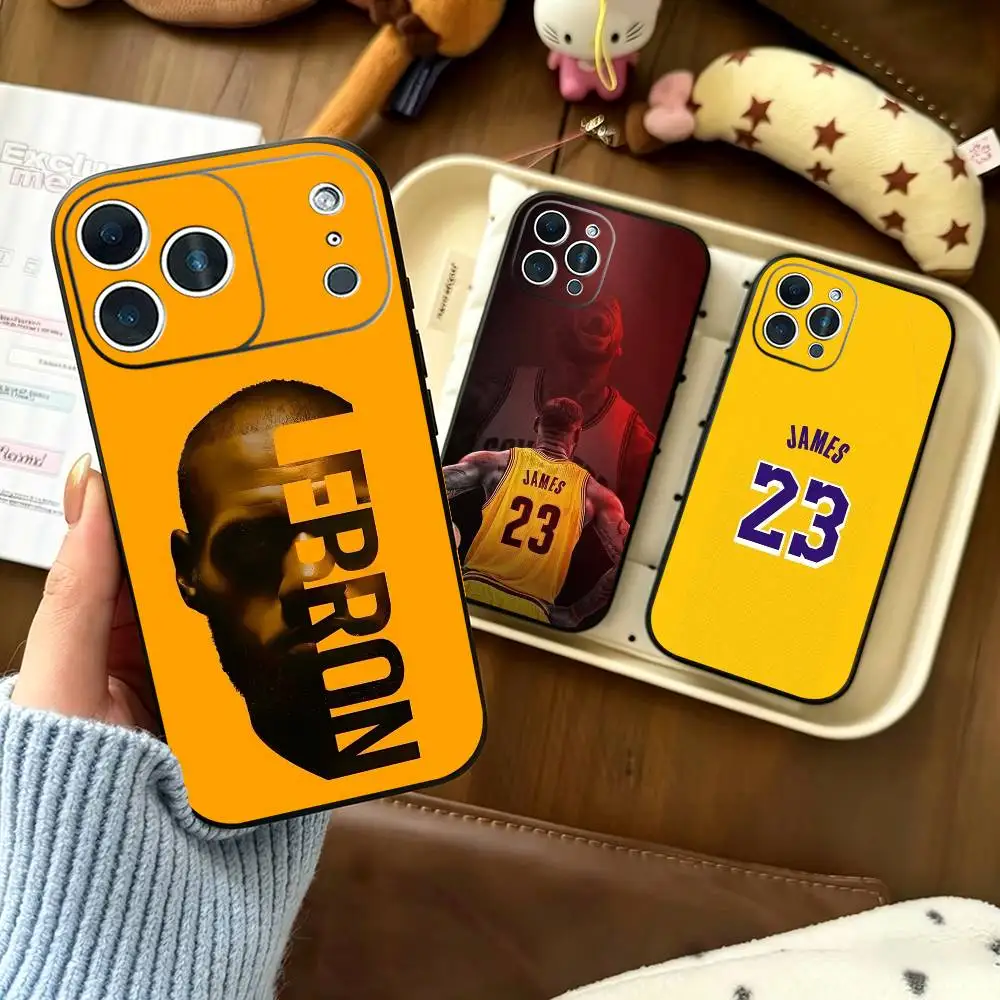 Basketball LeBron James No23 Phone Case For iPhone 17, 16,15,14,13,12,11 Plus,Pro Max, Others Soft Black Cover
Basketball LeBron James No23 Phone Case For iPhone 17, 16,15,14,13,12,11 Plus,Pro Max, Others Soft Black Cover