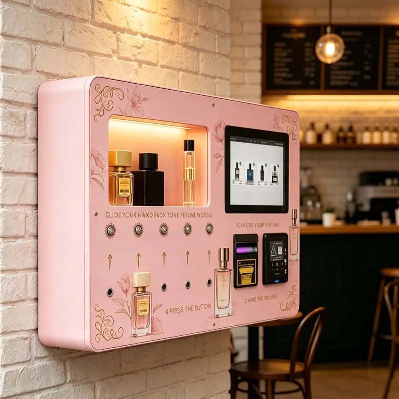 Smart Perfume Sampling Station Wall Mounted Fragrance Dispenser Machine for Shopping Mall Wholesale Customized
Smart Perfume Sampling Station Wall Mounted Fragrance Dispenser Machine for Shopping Mall Wholesale Customized