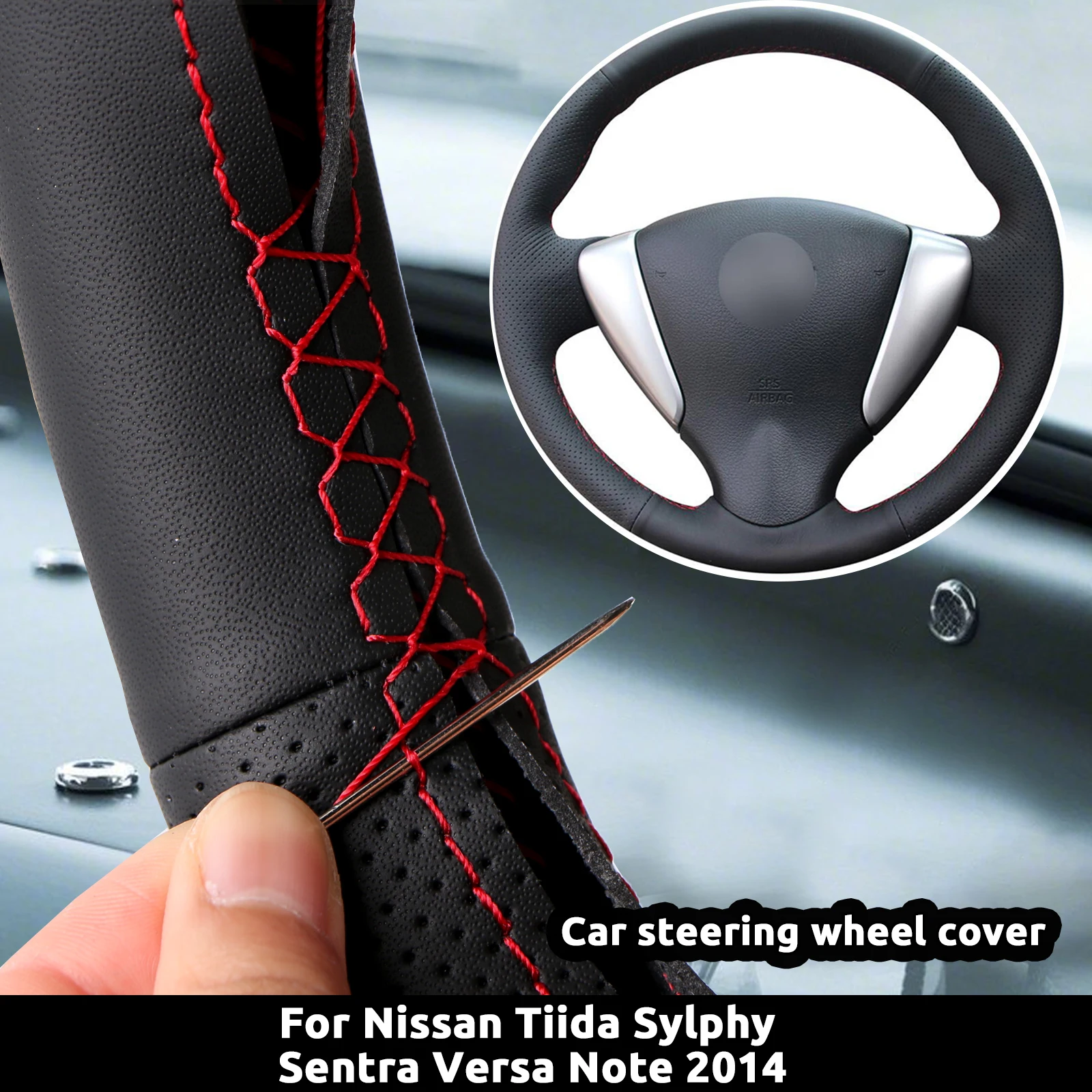 Custom Fit Microfiber Leather Car Steering Wheel Cover For Nissan Tiida Sylphy Sentra Versa Note 2014 Car Steering Protector
Custom Fit Microfiber Leather Car Steering Wheel Cover For Nissan Tiida Sylphy Sentra Versa Note 2014 Car Steering Protector