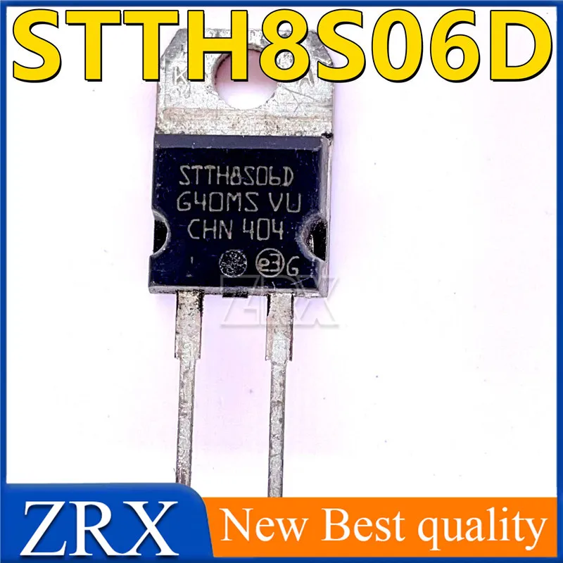 5Pcs/Lot New imported original STTH8S06 STTH8S06D TO-220F in-line rectifier diode
5Pcs/Lot New imported original STTH8S06 STTH8S06D TO-220F in-line rectifier diode