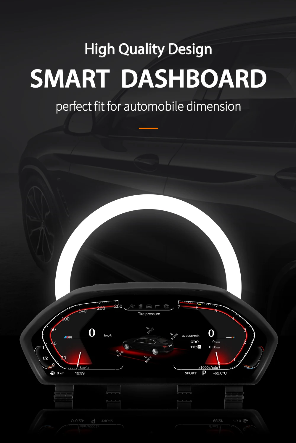 New Original Linux-Based Digital 12.3" High-Resolution LCD Speedometer Cluster For 3/4 Series F30-F36 Plug Play RHD/LHD
New Original Linux-Based Digital 12.3" High-Resolution LCD Speedometer Cluster For 3/4 Series F30-F36 Plug Play RHD/LHD