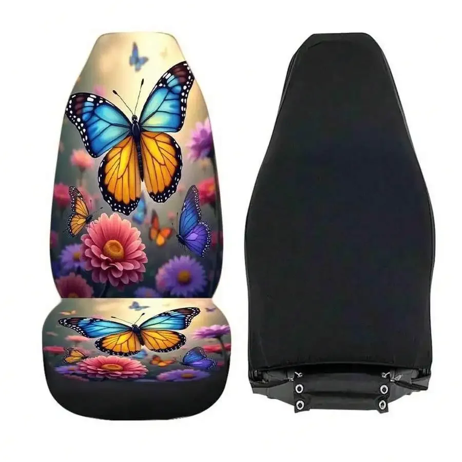 Butterfly Floral Car Seat Cover Set Universal Front Seat Covers For Cars SUVs Trucks
Butterfly Floral Car Seat Cover Set Universal Front Seat Covers For Cars SUVs Trucks