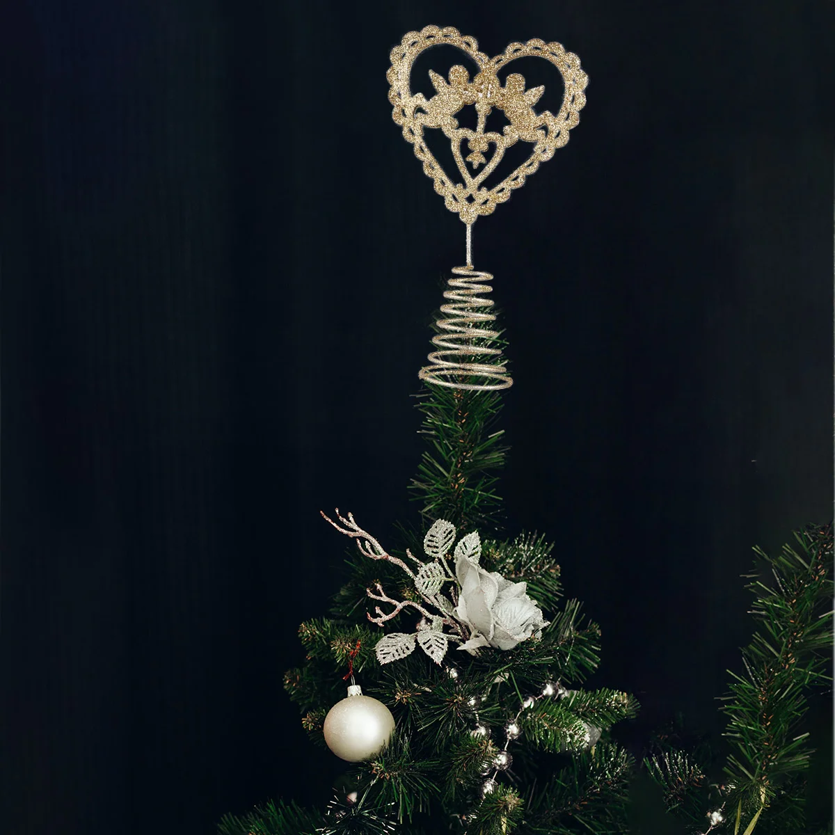 Christmas Tree Decoration Top Star Topper Iron Festival Treetop Toppers Wreath Metal
Christmas Tree Decoration Top Star Topper Iron Festival Treetop Toppers Wreath Metal