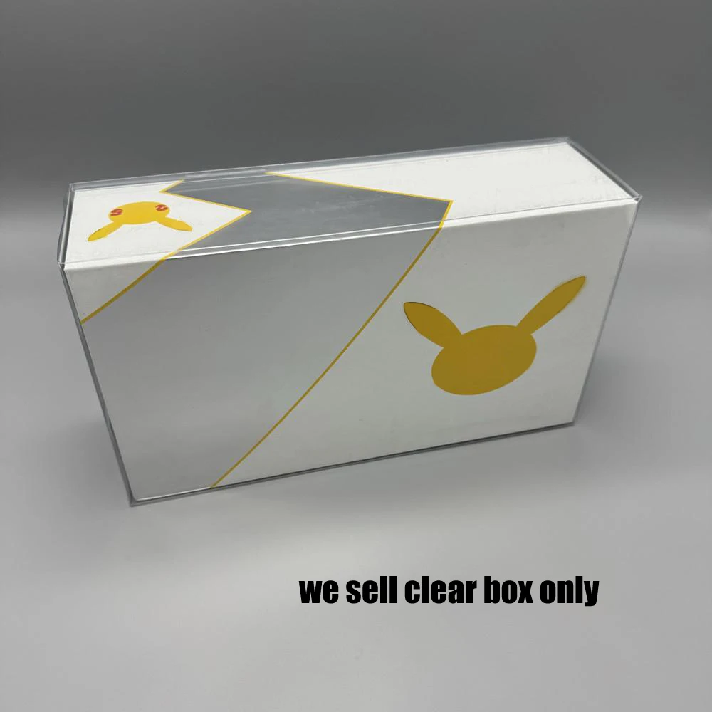 Transparent PET display box for PTCG Celebrations Ultra-Premium Collection 25years US Version Protection box
Transparent PET display box for PTCG Celebrations Ultra-Premium Collection 25years US Version Protection box