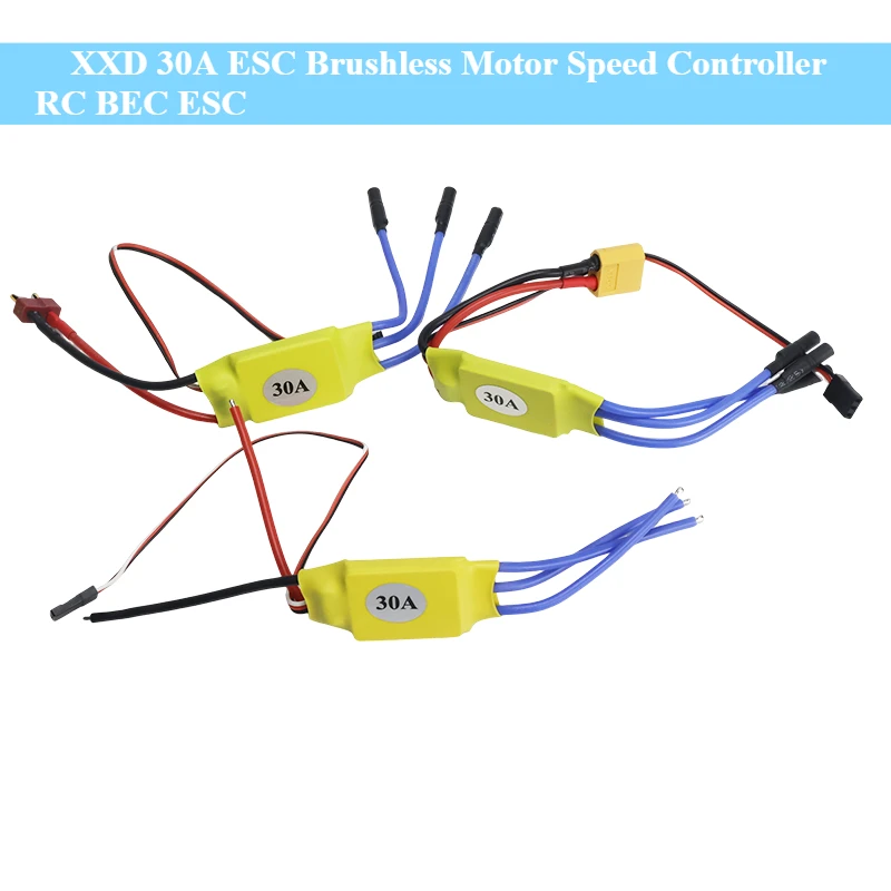 XT60 T XXD 30A ESC Brushless Motor Speed Controller RC BEC ESC T-rex 450 V2 Helicopter Boat for FPV F450 Mini Quadcopter Drone
XT60 T XXD 30A ESC Brushless Motor Speed Controller RC BEC ESC T-rex 450 V2 Helicopter Boat for FPV F450 Mini Quadcopter Drone