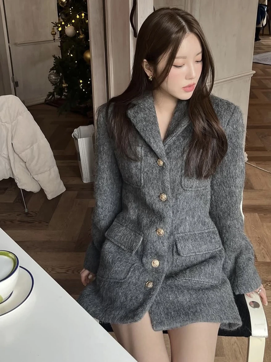 K-Drama Lead Actr Aosphere Suit Coat Women's Slimming Woolen Jaet Dr 2025 Winter Faion Ladies Premium Clothing
K-Drama Lead Actr Aosphere Suit Coat Women's Slimming Woolen Jaet Dr 2025 Winter Faion Ladies Premium Clothing