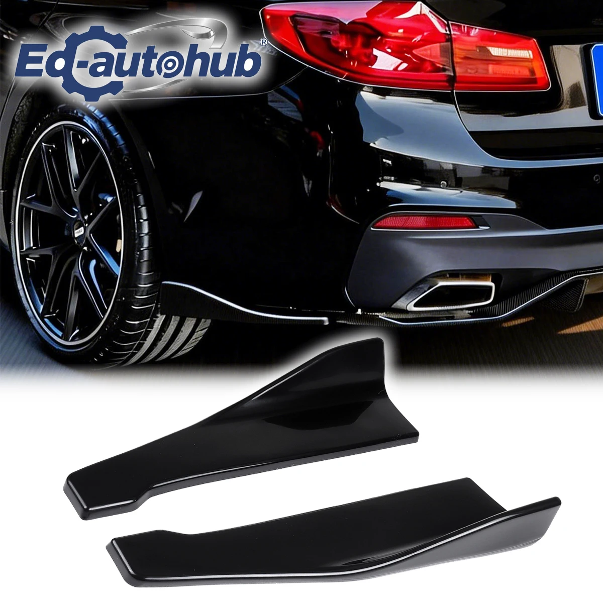 Gloss Black Rear Bumper Side Splitter for 2017-2022 BMW G30 530i 540i M550i F90 M5 - Styling & Suspension - Body Kits
Gloss Black Rear Bumper Side Splitter for 2017-2022 BMW G30 530i 540i M550i F90 M5 - Styling & Suspension - Body Kits