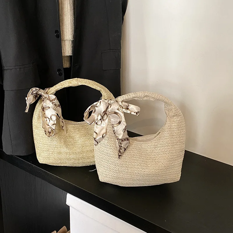 Women's woven straw woven bag, large capacity beach new travel tote bag, vacation straw woven women's bag
Women's woven straw woven bag, large capacity beach new travel tote bag, vacation straw woven women's bag