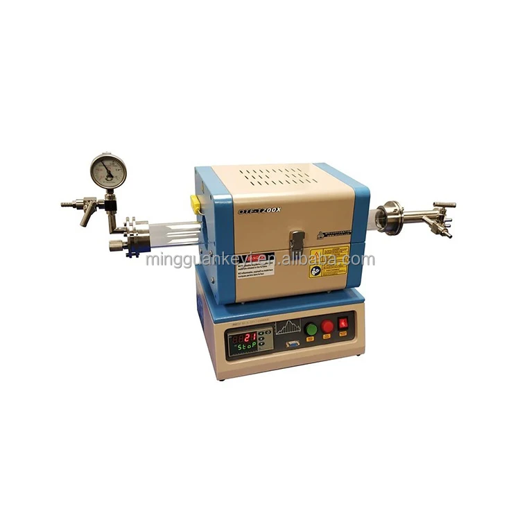 1200C Compact Mini Split Tube Furnace W/ Vacuum Flanges & Optional 1", 2" or 2.36"OD Tube - OTF-1200X-S
1200C Compact Mini Split Tube Furnace W/ Vacuum Flanges & Optional 1", 2" or 2.36"OD Tube - OTF-1200X-S