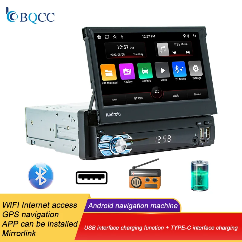 BQCC Carplay 2Din 7 Inch Car Radio MP5 Player Touch Screen Bluetooth FM SD USB TF HDApple Carplay Car Radio Stereo Receiver
BQCC Carplay 2Din 7 Inch Car Radio MP5 Player Touch Screen Bluetooth FM SD USB TF HDApple Carplay Car Radio Stereo Receiver