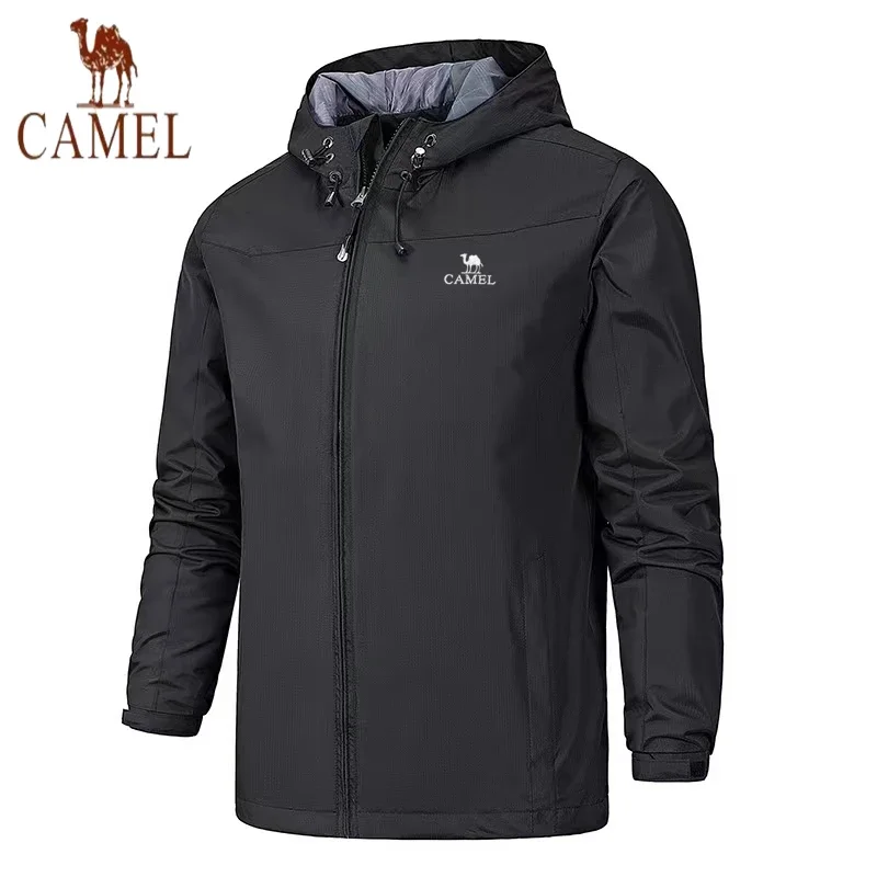 New European and American men's spring and autumn outdoor windproof and waterproof hooded jacket, mountaineering quality cross-b
New European and American men's spring and autumn outdoor windproof and waterproof hooded jacket, mountaineering quality cross-b