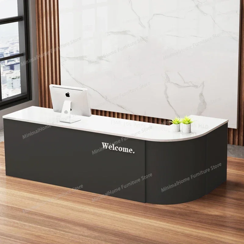 Luxury Front Reception Desk Podium Lectern Mobile Register Hair Salon Counter Shop Cash Executive Mostrador Postmodern Furniture
Luxury Front Reception Desk Podium Lectern Mobile Register Hair Salon Counter Shop Cash Executive Mostrador Postmodern Furniture