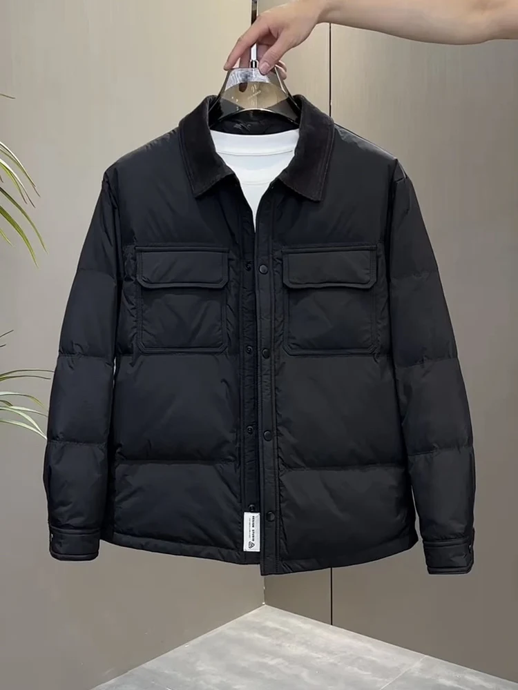 Men's Faion down Jaet 2025 Winter Design ket irt Collar ort Slim Fit Luxury Warm Outerwear Casual Sle Ci Wear
Men's Faion down Jaet 2025 Winter Design ket irt Collar ort Slim Fit Luxury Warm Outerwear Casual Sle Ci Wear