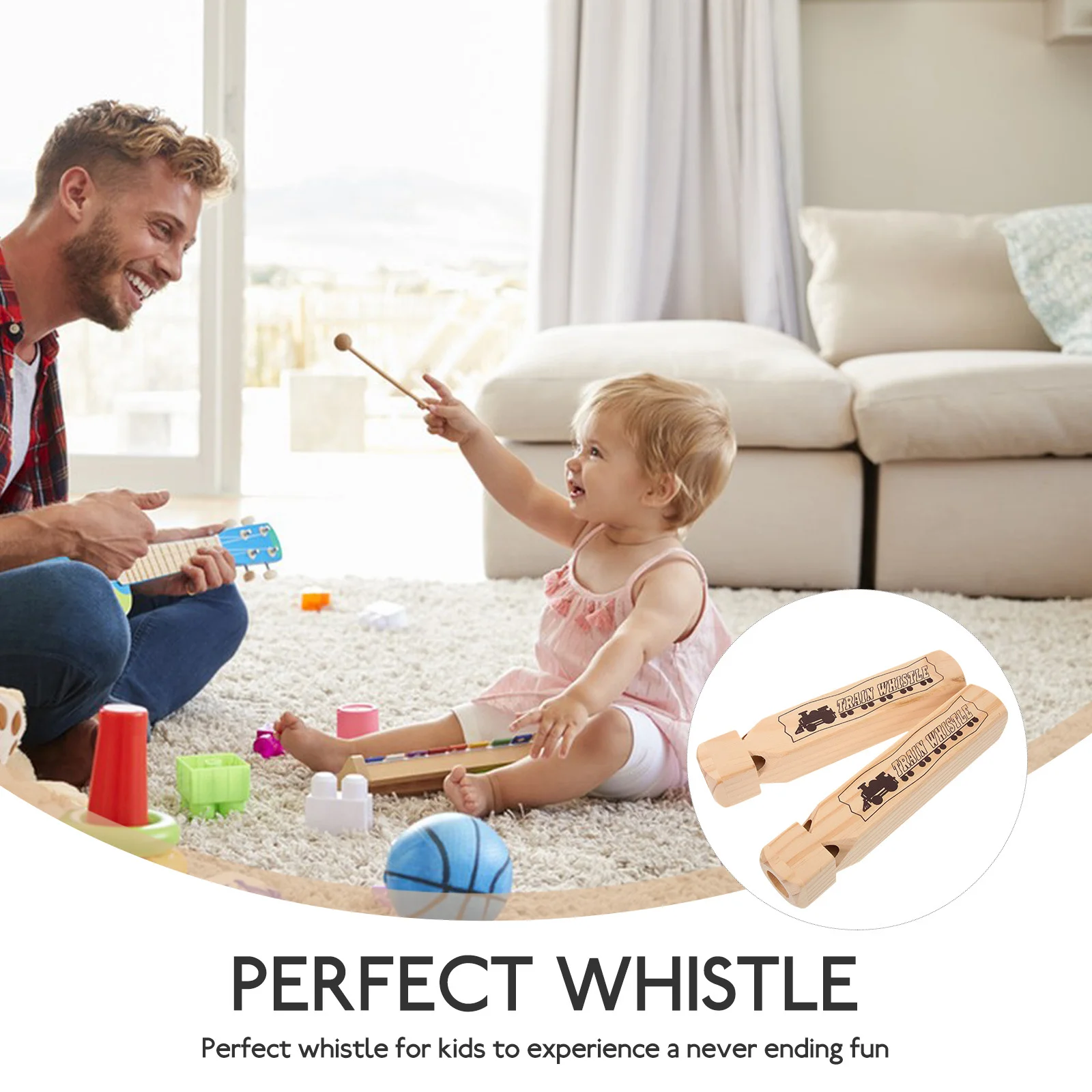 2pcs Wooden Cartoon Train Pattern Kids Wind Instruments Musical For Festival Gift Wood Whistle Kids Whistle Baby Wind
2pcs Wooden Cartoon Train Pattern Kids Wind Instruments Musical For Festival Gift Wood Whistle Kids Whistle Baby Wind