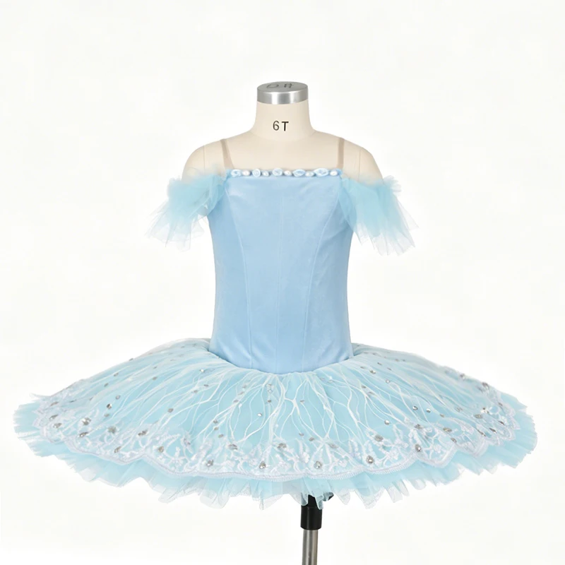 Sleeping Beauty Group Dance Performance ballet tutu sky blue silver off-the-shoulder pancak tutu with hook 11 layer
Sleeping Beauty Group Dance Performance ballet tutu sky blue silver off-the-shoulder pancak tutu with hook 11 layer