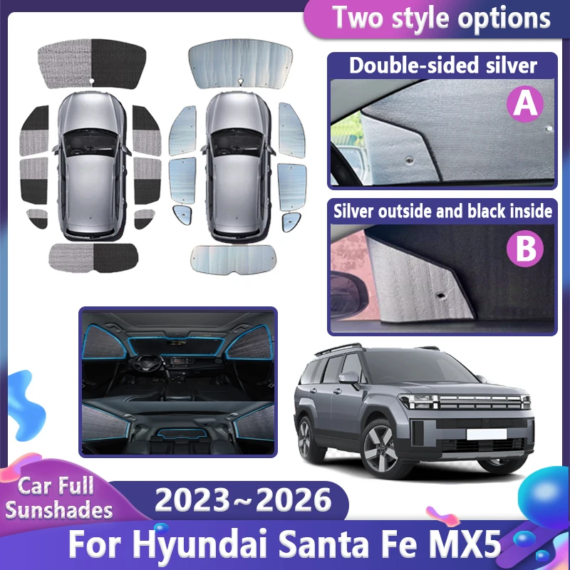 For Hyundai Santa Fe MX5 Accessories 2023 2024 2025 2026 Car Sunshades Windshield Windows Visor Cover Sun Protection Accessories
For Hyundai Santa Fe MX5 Accessories 2023 2024 2025 2026 Car Sunshades Windshield Windows Visor Cover Sun Protection Accessories