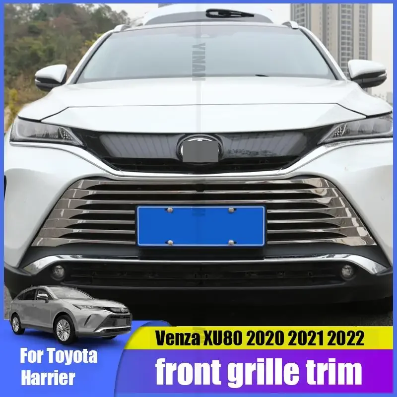 For Toyota Harrier Venza XU80 2020 2021 2022 Car Front Grille Stainless Steel Decorative Bright Strip Covering Auto Parts
For Toyota Harrier Venza XU80 2020 2021 2022 Car Front Grille Stainless Steel Decorative Bright Strip Covering Auto Parts