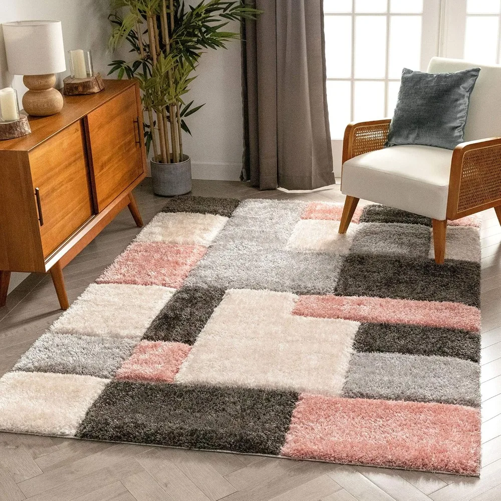 San Francisco Escondido Blush Modern Geometric 3D Textured Thick and Soft Shag 5'3" x 7'3" Area Rug
San Francisco Escondido Blush Modern Geometric 3D Textured Thick and Soft Shag 5'3" x 7'3" Area Rug