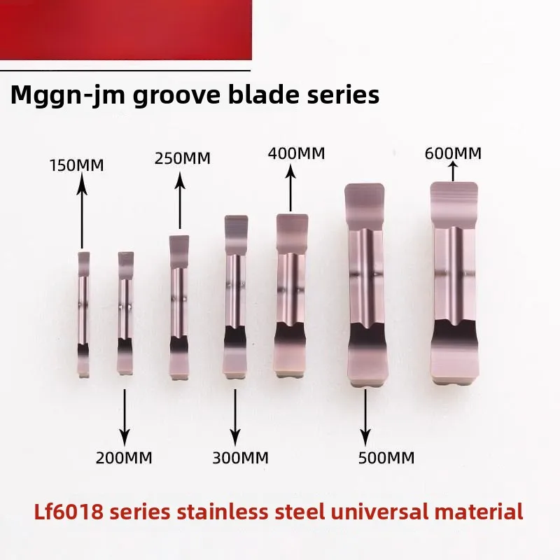 MGGN150 200 250 300 400 600 500-JM LF6018 Carbide Grooving Insert High Precision Durable Lathe Tool for Metal Cutting
MGGN150 200 250 300 400 600 500-JM LF6018 Carbide Grooving Insert High Precision Durable Lathe Tool for Metal Cutting