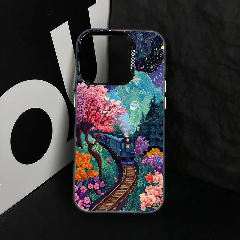 Train tracks case for iPhone17 16 15 14 13 12 11 Pro/ Max/Plus shock-proof rear cover anti-fingerprint 
Train tracks case for iPhone17 16 15 14 13 12 11 Pro/ Max/Plus shock-proof rear cover anti-fingerprint